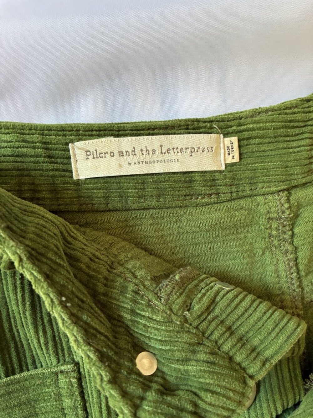 Anthropologie Pilcro Corduroy Pencil Skirt - Picture 4 of 12